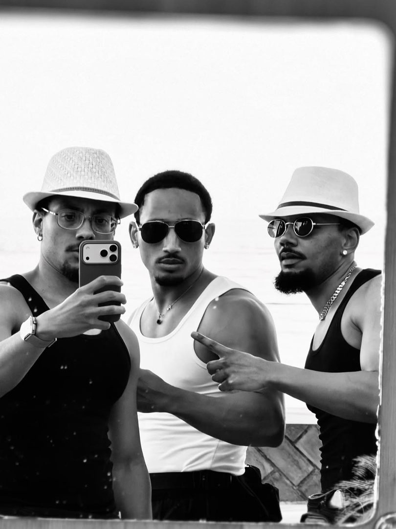 The Fife Brothers mirror selfie in Marbella, Spain